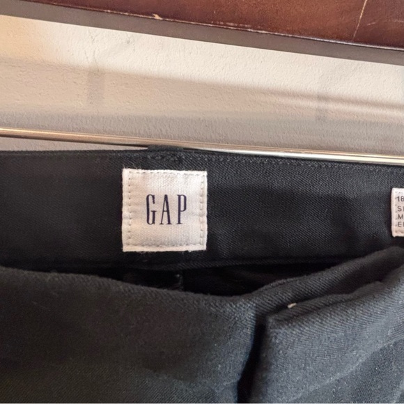 GAP Sz 18 High Waisted Canvass style Fabric Slight Sheen Skinny Ankle Jeans NEW - Picture 4 of 13